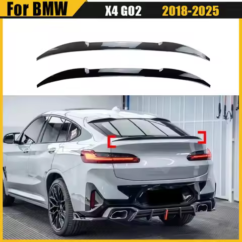 Rear Tail Wing Rear Trunk Spoiler For BMW X4 G02 2018 2019 2020 2021 2022 2023 2024 2025 MP Style Ca