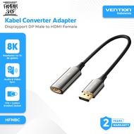 VENTION HFNBC Converter Cable Display Port DP Male to HDMI Female 4K 8K 60hz 144Hz HDR Cotton Braide