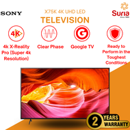 (DELIVERY KEDAH, PERLIS &amp; PENANG) Sony 50" 55" 65" X75K Android 4K HDR UHD LED TV Television Televisyen 电视机 (KD-50X75K/KD-55X75K/KD-65X75K)