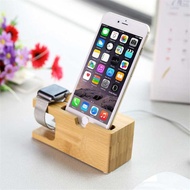 Wooden Phone Holder & Watch Dock / Dudukan Hp & Jam Tangan kayu