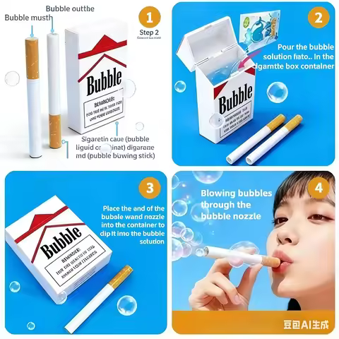 Bubble Cigarette Packs, Cigarette Accessories, Holiday Gifts, Creative Plastic Cigarette Packs Can B