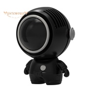 Mini Handheld Fan Cute Astronaut Cooling Fan Portable USB Fan Black