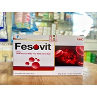 Fesovit (60v box) Supplementing Iron, Folic Acid, vitamin B12 Supports hematopoiesis, reduces anemia
