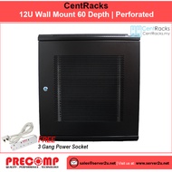 CentRacks 12U (60cm x 65cm x 60cm) Wall Mount Server Rack (CM12UB600/CP12UB600)