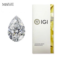 Mishangjewelry Pear Shape Lab Grown Diamond With IGI Certificate 1ct 1.5ct 2ct 2.5ct 3ct CVD HPHT Fa