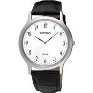 [Powermatic] Seiko SUP863P1 Sup863P Sup863 Solar White Dial Black Leather Men'S Watch