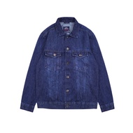 3Second Jaket Jeans Pria Duke Denim Jacket C020124