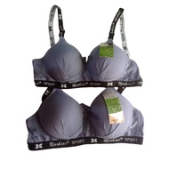 Sport Bra 477 - Adult Wire Free Bra with Hooks 3 cups B Imported