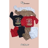 Jogger Tung Tung Saga set for children 1-7 years old, Baby Terry material