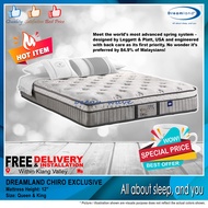 FREE DELIVERY BEST BUY 12” DREAMLAND CHIRO EXCLUSIVE SPRING MATTRESS (SIZE: QUEEN AND KING)