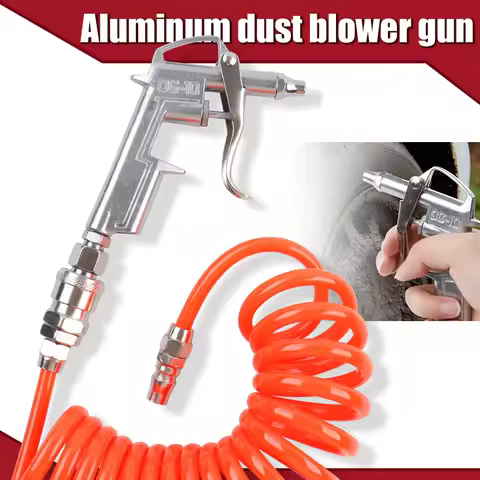 Mini DG-10 Air Blow Gun Pistol Trigger Cleaner Portable Dust Blower Pneumatic Cleaning Tool with 3M