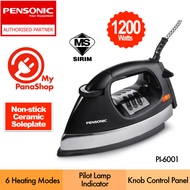 Pensonic/Faber Non-stick Ceramic Soleplate Dry Iron ( 1200w ) PI-6001 / FDI-1218BU