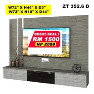 Wall  Mounted TV Cabinet / TV Cabinet Dinding
