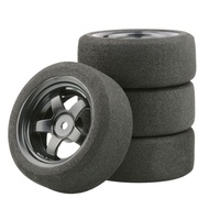 6030-EV10 Sponge Tires Nylon Wheel For HSP HPI Redcat 1/10 1/14 1/12 1/16 94123 94103 SAKURA D3 Kyos