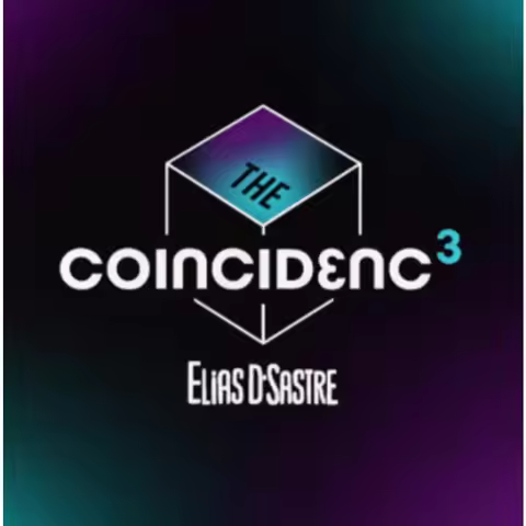 The Coincidenc3 By Elías D'Sastre Gimmicks Poker Card Magic Tricks Close Up Magic Props Magician Bar