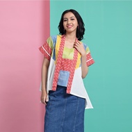 PART of Mirae - Dabin PART0345, modern women's casual batik blouse