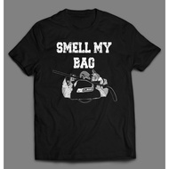 Custom Printed Hockey Smell My Bag Hockey Men Design Tee