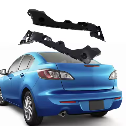 For Mazda 3 Sedan 2010 2011 2012 2013 Pair Rear Left Right Bumper Bracket Holder Mount BBM4502H1E BB