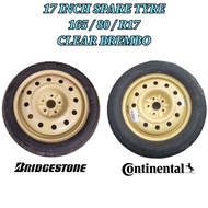 Spare TyreTire/ Tayar Ganti /17 Inci 5 Hole PCD114.3 (T165 /80 D17) Toyota Alphard Vellfire Estima S
