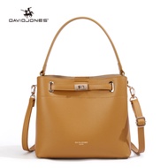 David Jones Paris women tote bag crossbody bag pu leather female handbag lady shoulder bag