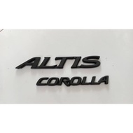 Black Emblems Logo for Toyota Altis Corolla