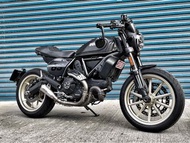 Scrambler CafeRacer 全段SC排氣管 Ohlins後避震  髮絲紋貼膜 小資族二手重機買賣