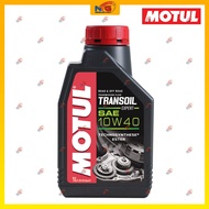 MOTUL Engine Oil Transoil Expert Technosynthese Ester SAE 10W40 Motorcycle Transmission Oil Minyak Hitam 1LT
