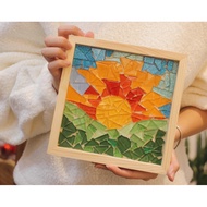 Embossed Picture Frames, Wooden Mosaic Picture Frames in many sizes