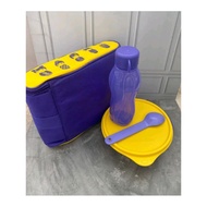 UNGU Purple tupperware doll set children's lunch container with bag (1 set)