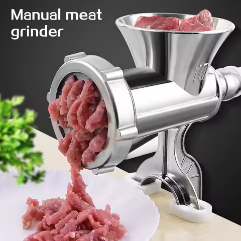 Manual meat grinder for homemade sausages Homemade Burger Small Meat Grinder Hand crank operation Ho