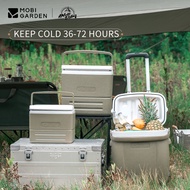 MOBI GARDEN Camping Cooler Box Ice Box Food&amp;Drink Portable Outdoor Picnic Keep Fresh Refrigerator
