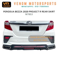 🔥NO PAINT🔥 PERODUA BEZZA 2020 PROJECT R REAR SKIRT - M7853