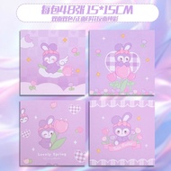 Cartoon Origami Handmade Cartoon Paper Double-sided Printing Square Crane Paper Folding Crafts Color