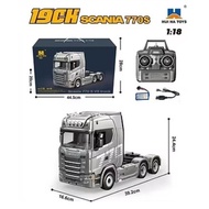 Scania 770S Grey Semi Tractor OFFICIAL SCANIA Scale 1:18 High Detail RC With Light And Sound 19 Chan