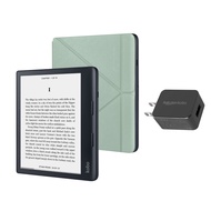 Kobo Sage (Green, eReader, SleepCover & AC Adapter Bundle)