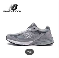 100% Original New Balance NB 993 รองเท้าวิ่งน้ำหนักเบาสำหรับผู้ชายและผู้หญิง Yuanzu สีเทา d wide รอง