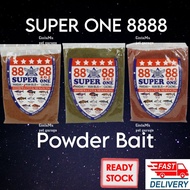 SUPER ONE 8888 FISH POWDER BAIT DEDAK IKAN IKAN BILIS DEDAK CACING DEDAK PANDAN UDANG BUAH ARA FISHI