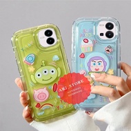 Case MOTIF AIR BAG TOY STORY VIVO V27 5G/S16 PRO - V27E/S16E 5G - Y22S/Y22 - Y35 - VIVO Y75 5G/VIVO T1 5G - Y93/Y95/Y91 Transparent SILICONE.