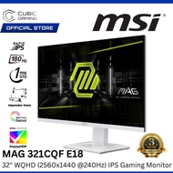 MSI 27" MAG 274QRFW WQHD (2560 x 1440 @180HZ) LCD RAPID IPS GAMING MONITOR (1MS, INPUT: HDMI + DP, V