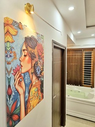 Rumah 800 m² dengan 1 bilik tidur dan 1 bilik mandi peribadi di HSR Layout (Luxury 1 BHK Jacuzzi Pen