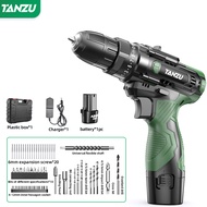 [wwud] Brushless Electric Drill Impact Cordless Driller 12V/21V Screwdriver Li-ion Battery Adjustabl