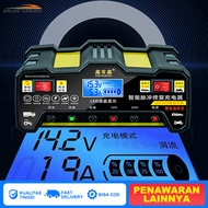 Charger Aki 12V 24V /Accu Mobil Motor 600W Smart Battery LCD Charger Portable Mobil /Charger Otomatis Aki Mobil Motor