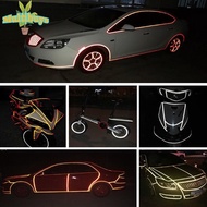 【MULSTORE】DIY Roll of Reflective Sticker for Car Motorcycle Bike Rim Stripe Tape in Yellow