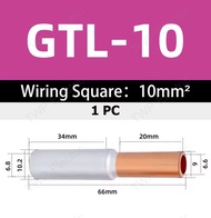 1 ชิ้น สลิปต่อสายไฟ สลิปลดขนาดสายไฟ สลิปต่อสายทองแดง-อลูมิเนียม(Bi-metallic Sleeve) GTL Series GTL10