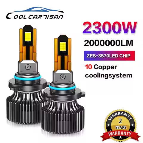 EAGLEVISION 2025 10Copper 9005 9006 Tubes 6500k Project Led Canbus Lighthouse Car Light 12v 24v High