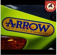 ARROW modification of the exhaust pipe of motorcycle waterproof Decal Sticker reflective stickers