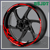 BSJDT Suitable for Yamaha XMAX 300 Xmax 250 xmax 150 Motorcycle Accessories Reflective Sticker Wheel Decal Rim Tire Stripe Tape JEDDG