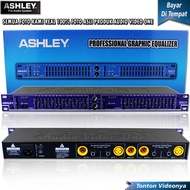 Ashley MQX215 Equalizer Has OutPut Subwoofer Equalizer 2 Chanel 15 Band Original 1 Year Guarantee