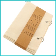 RPAN Multipurpose Linen Fabric Sketchbook Foldable Fabric Notebook Art Journaling Book Blank Pages f