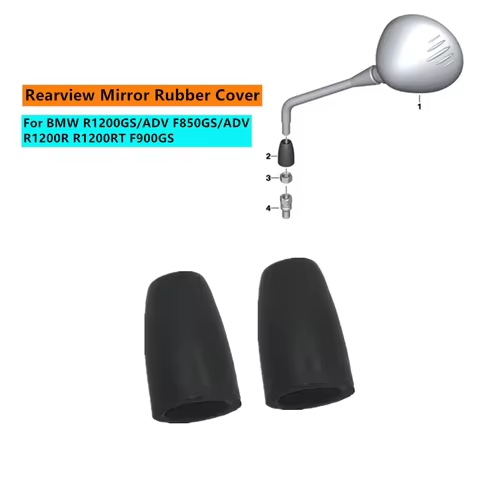 Rearview Mirror Rubber Cover For BMW F900GS R1200GS ADV F850GS ADV R1200R R1200RT Motorcycle Accesso
